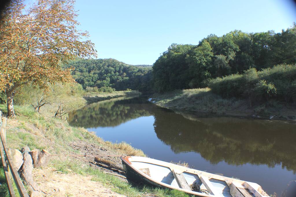 river Wye outside the property