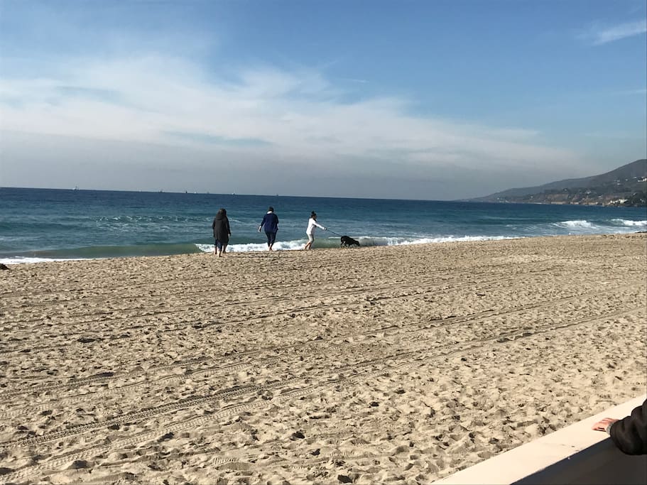 Zuma beach is just 15 minutes