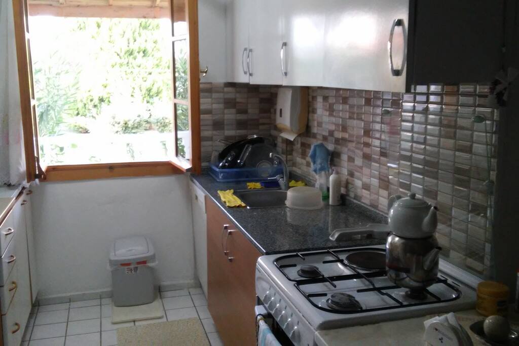 kitchen with huge balcony