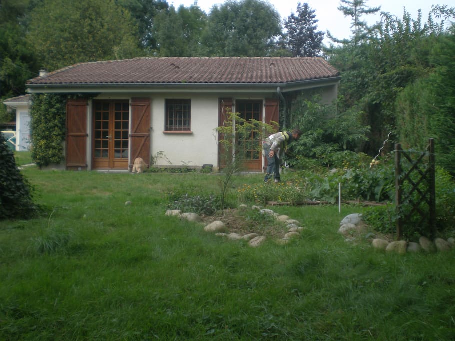 Vue sur les 2 chambres