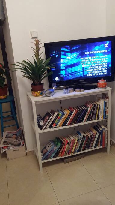 TV with cable (and books..)
