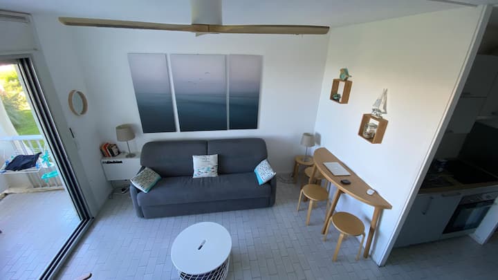 App Lumineux - Terrasse Vue Sur Mer - Parking Wifi - La Grande-Motte