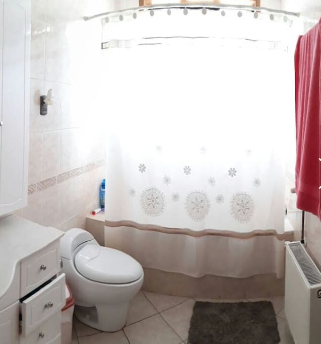 baño que cuenta con instalaciones basicas