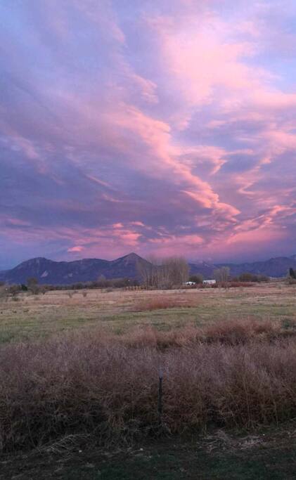 Sunset off of 3000 Rd