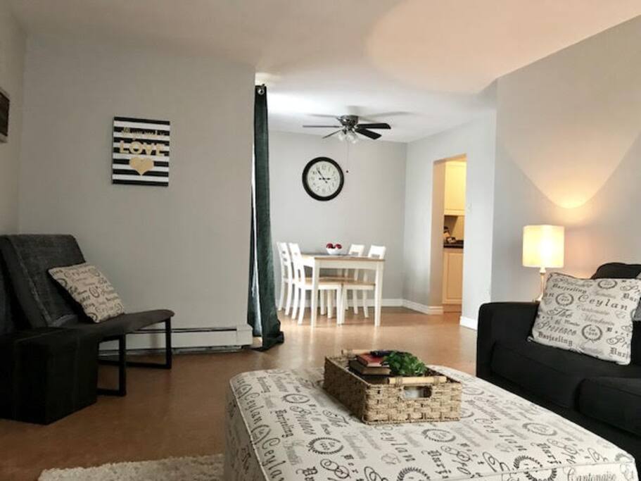A natural light filled space. Veg out and rest up!