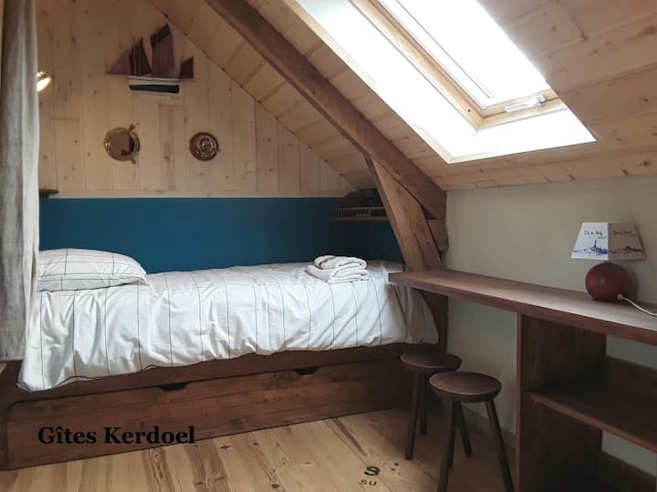 בקתת באבורד - 2 מיטות תינוק ובקתות: 2x80x200