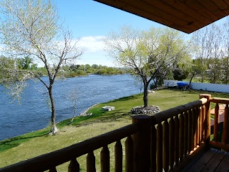 River view from Master Bedroom and back deck