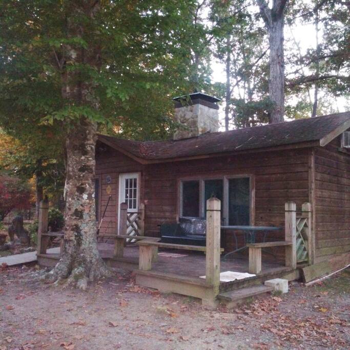 The porch is good for relaxing