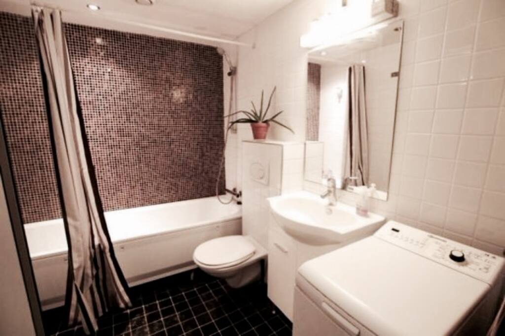 Bathroom with lovely bathtub