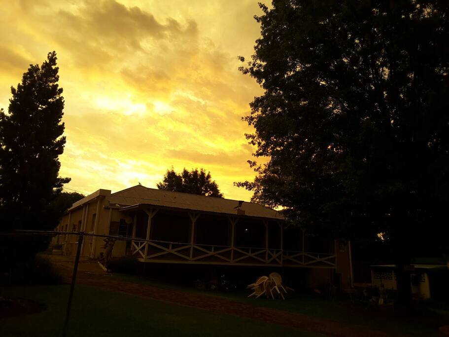 Lovely sunsets.