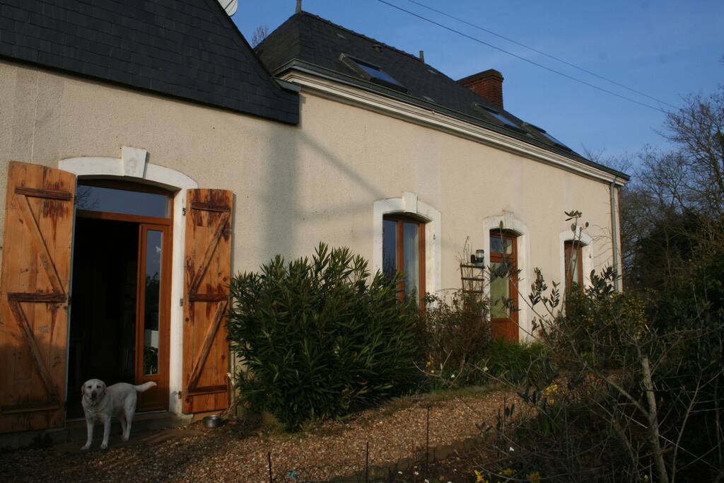 Façade avant de la maison.