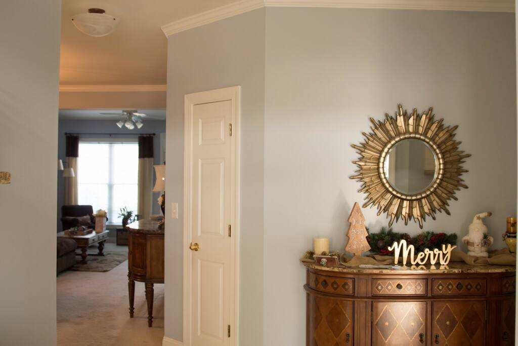 The entryway to my cozy little home!