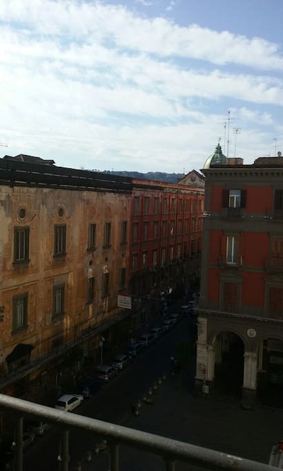 il panorama dal balcone
