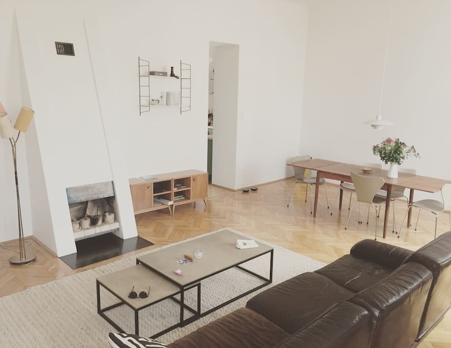 living & dining room + way to the kitchen
