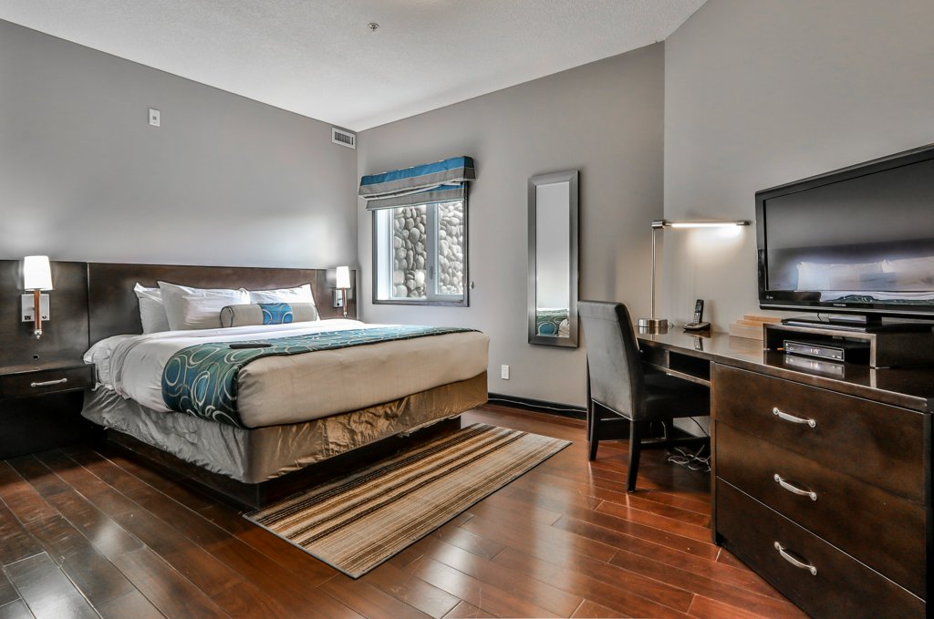 The large bedroom is the perfect space for you to recharge