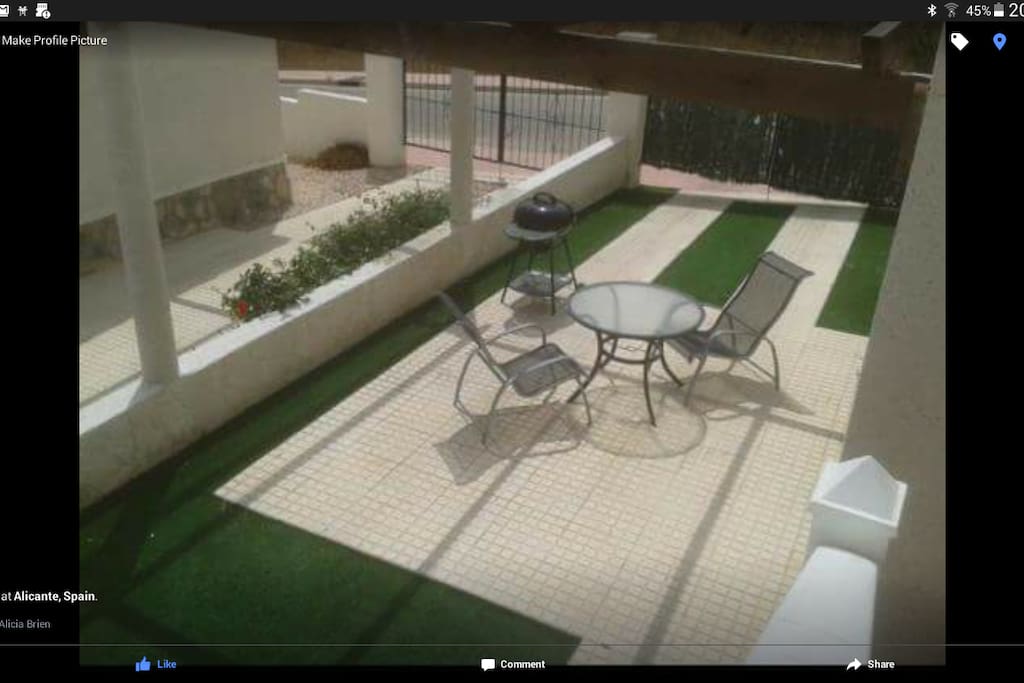 Garden for dining (Artificial Grass)