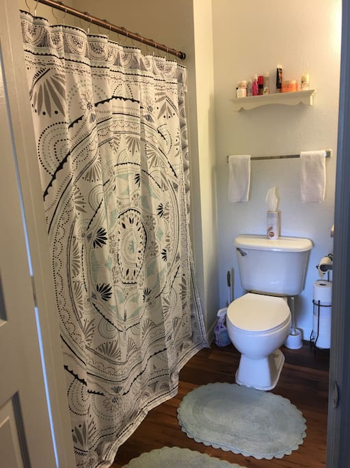 Clean and fresh private bathroom