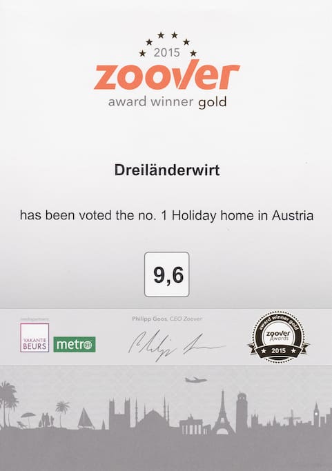 We zijn er trots op en doen ons best om het in 2016 weer te worden!