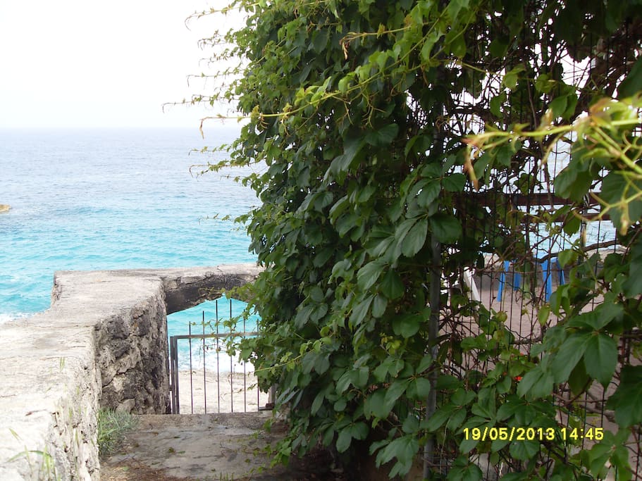 la discesa al mare