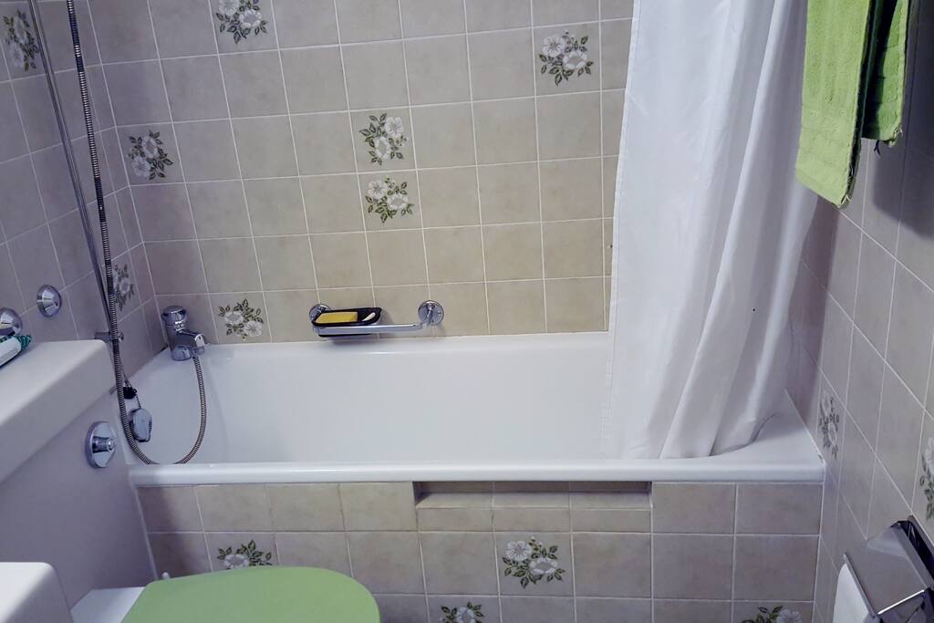 Bath with Amenities + Shower