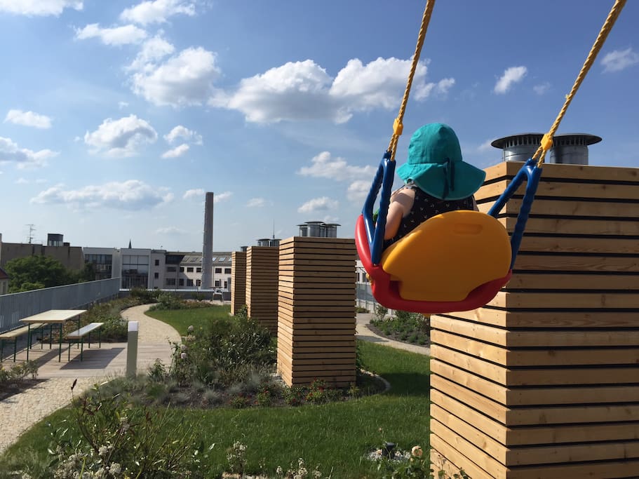 Great view from the rooftop garden