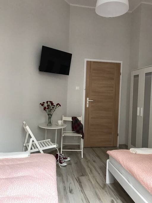 Double room with two single beds