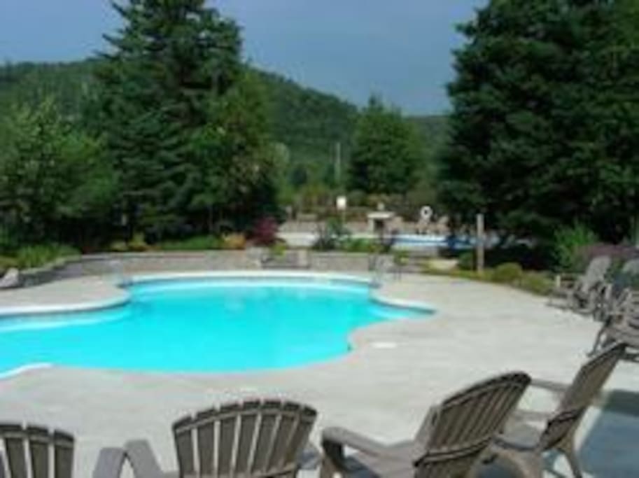 2 Outdoor Heated Pools in the summer