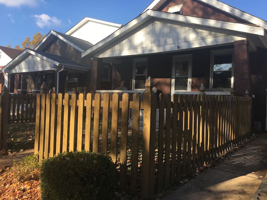 Front of the bungalow