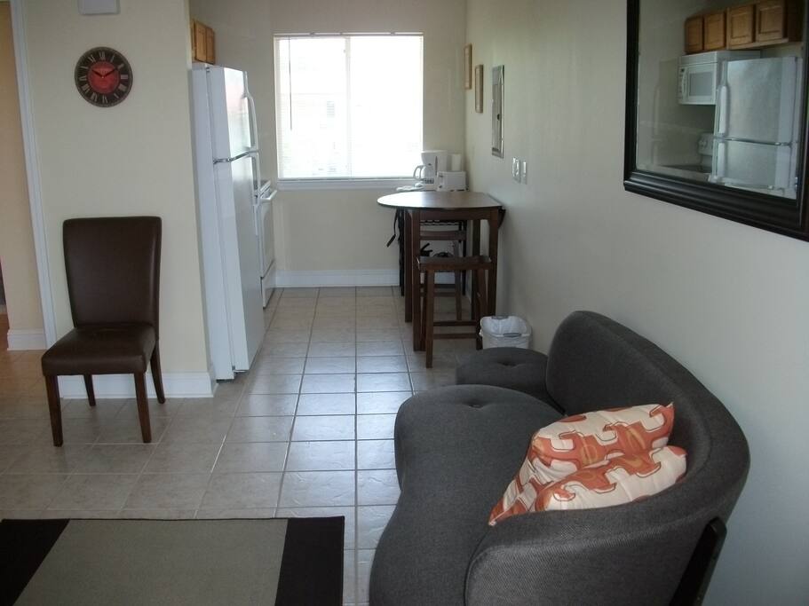 tile throughout entire apartment