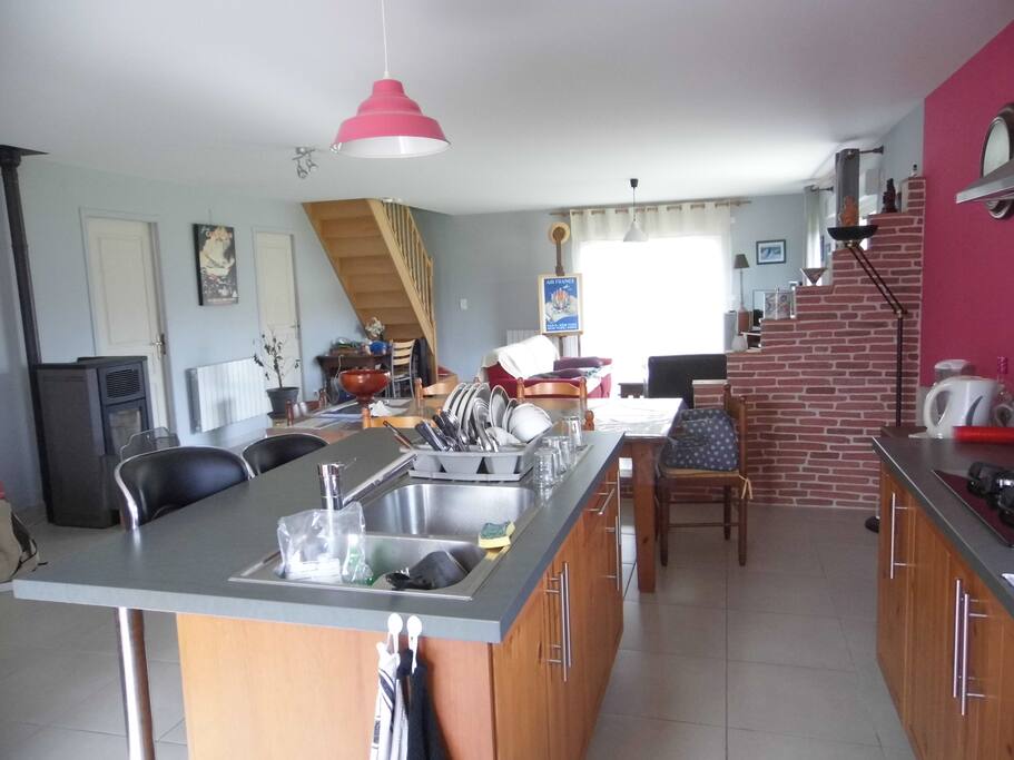 Séjour Cuisine ouvert