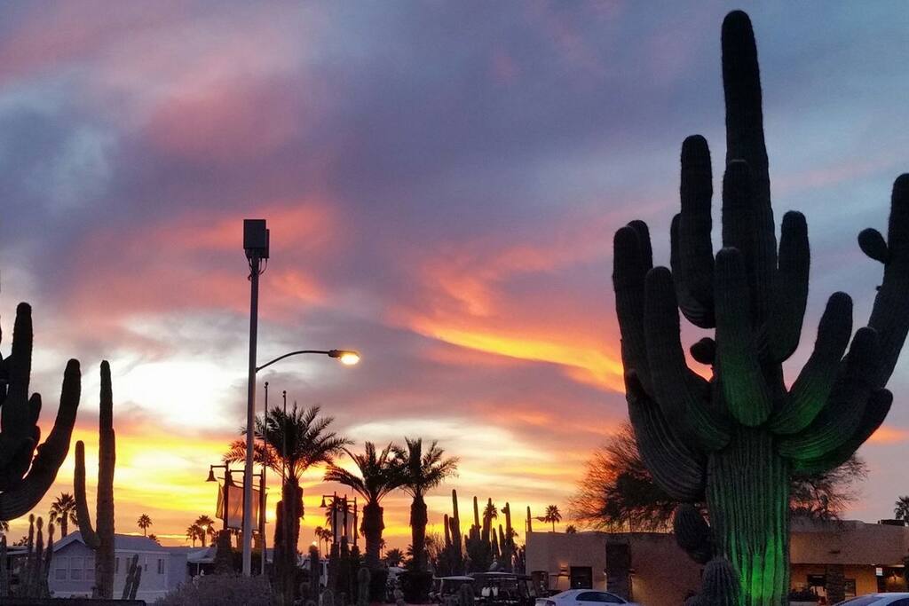 Sunrises and Sunsets are spectacular in Arizona!
