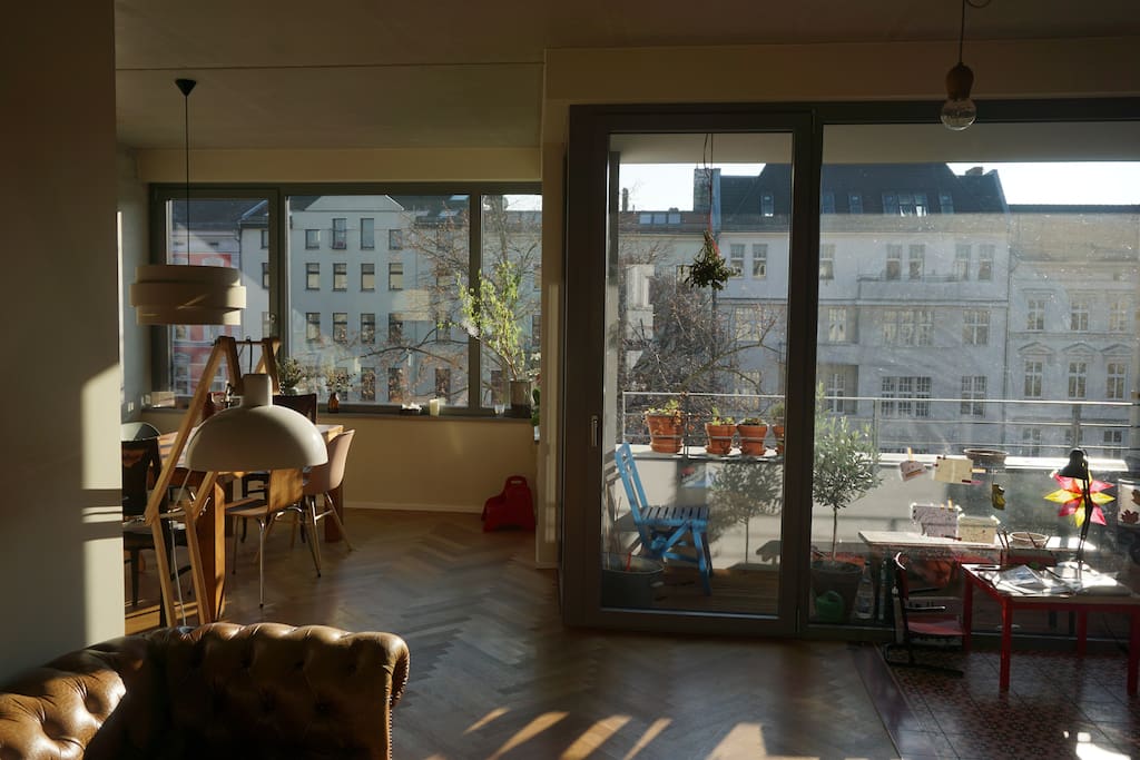 Main Room and Balkony
