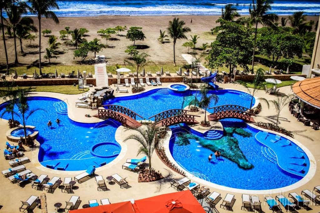 Pool access to Crocs Casino and Resort next door!