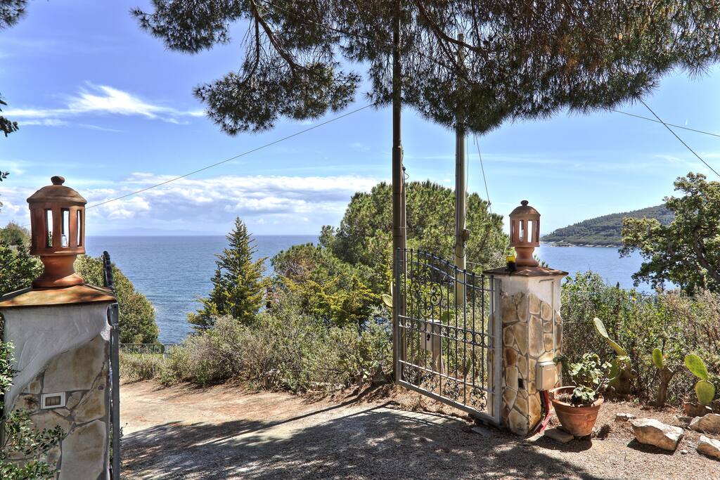 La vista dall'ingresso