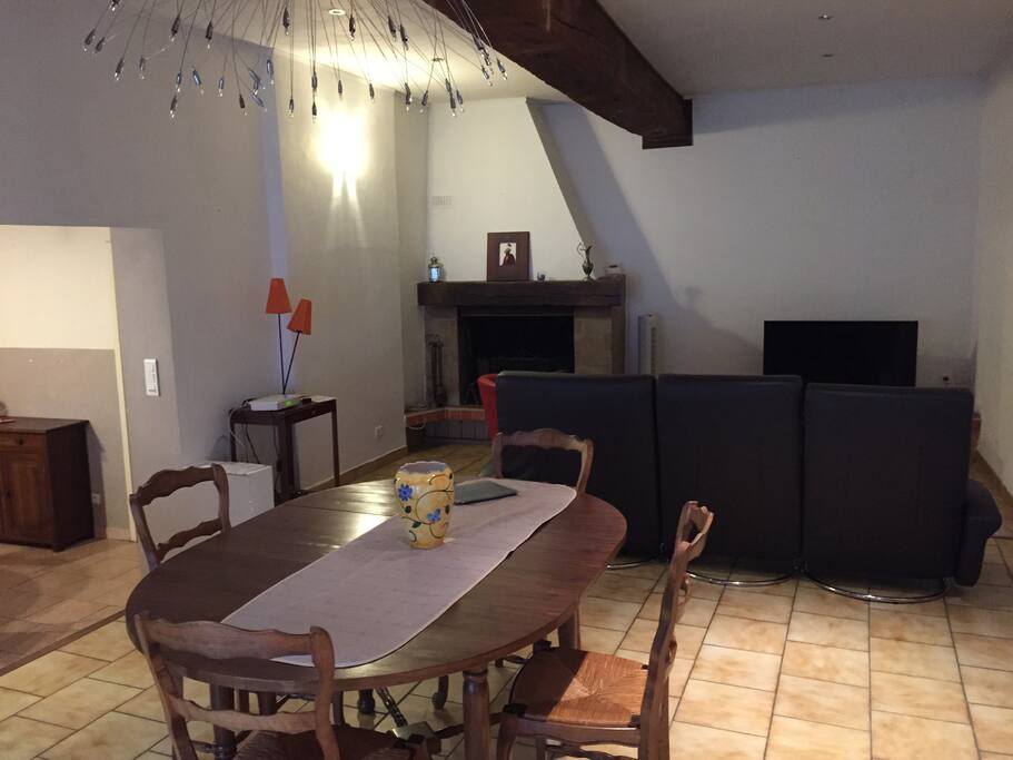 The living room
