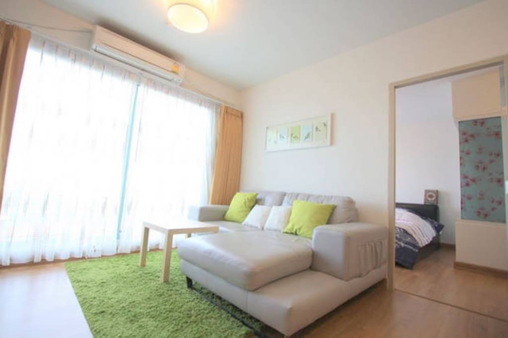 You can spend the entire day on the sofa watching TV and using Wifi internet in the room.