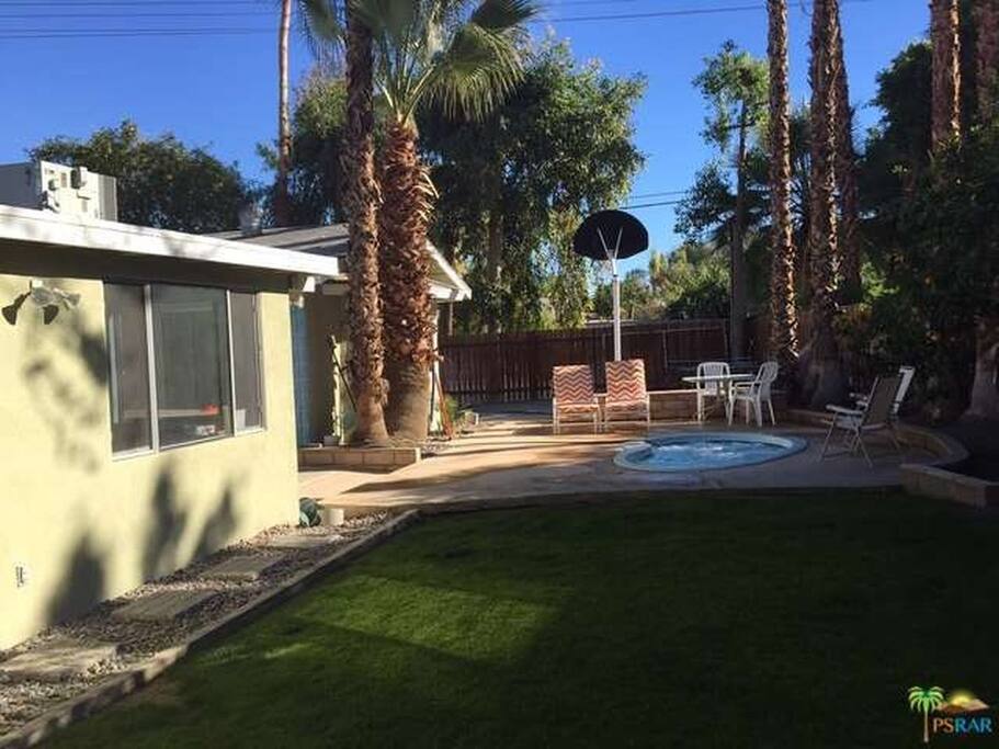 The backyard