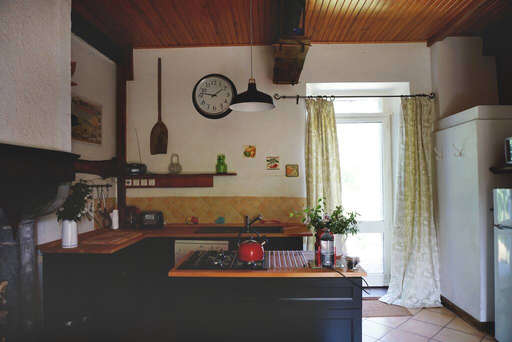 View of kitchen in La Ferme