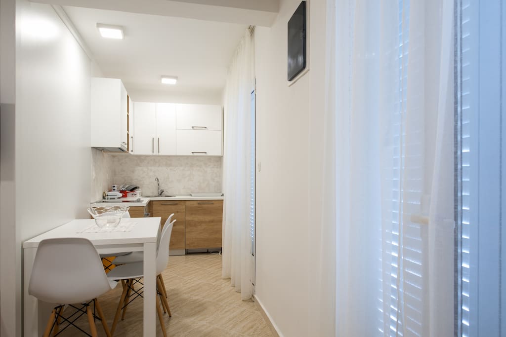 Kitchen and dining room
