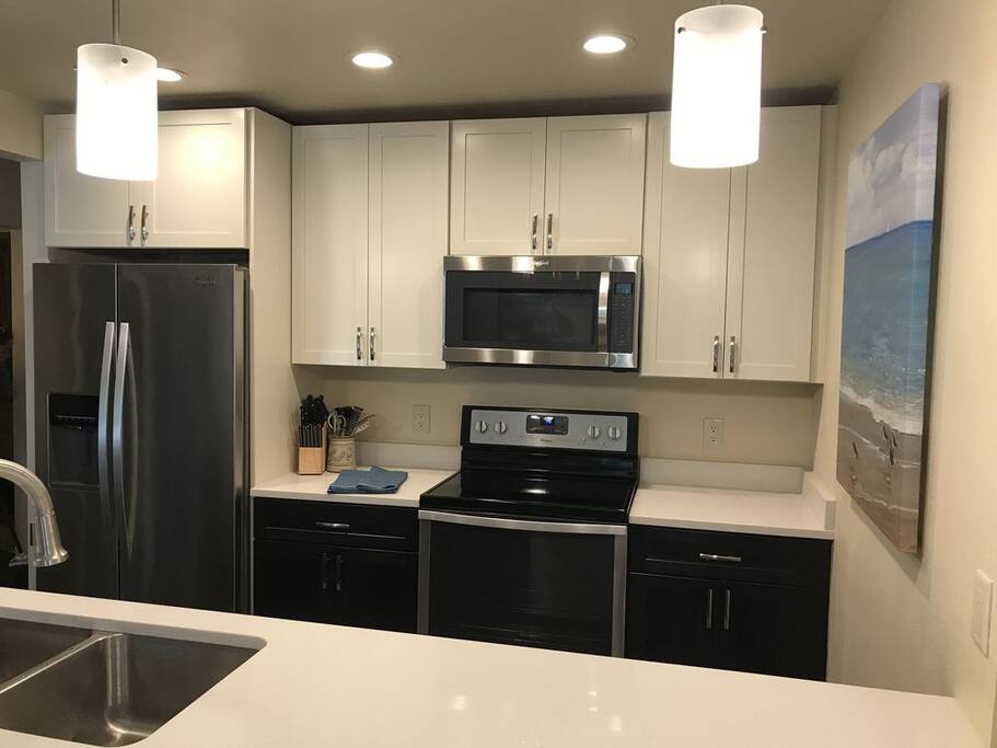 Newly remodeled kitchen