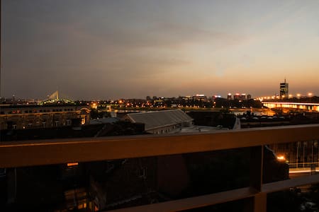 Beautiful view of bridges, Savamala Apartment 14a