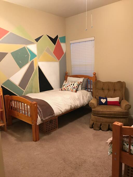 Cozy twin bed