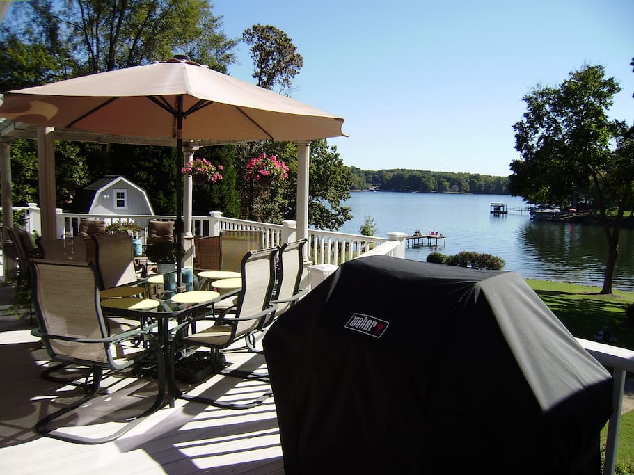 Deck and grill