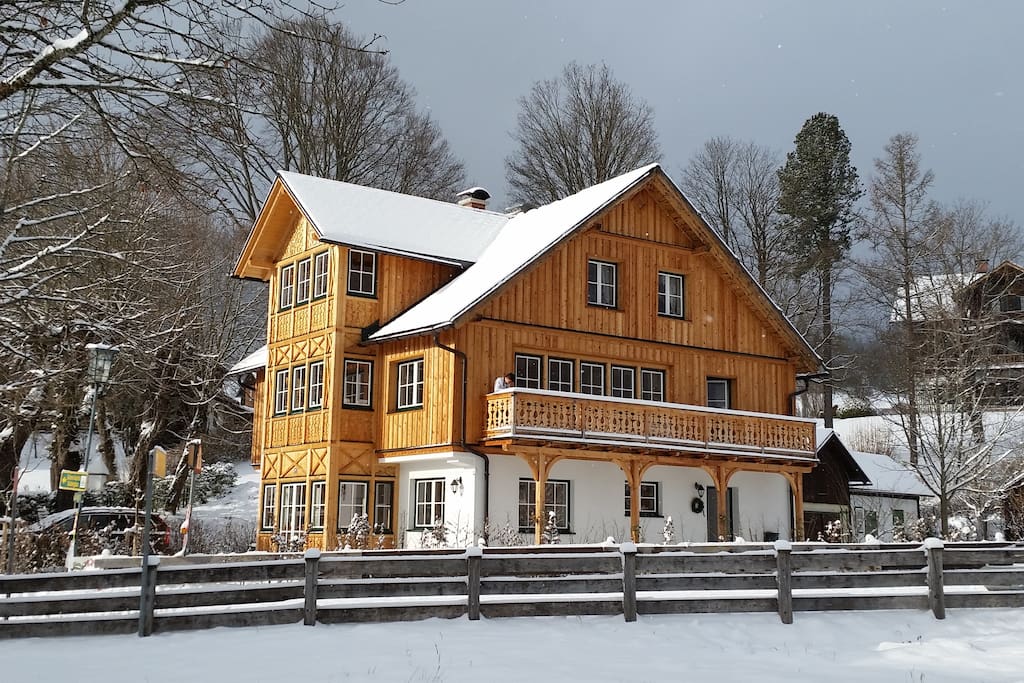 Unser Haus im Winter