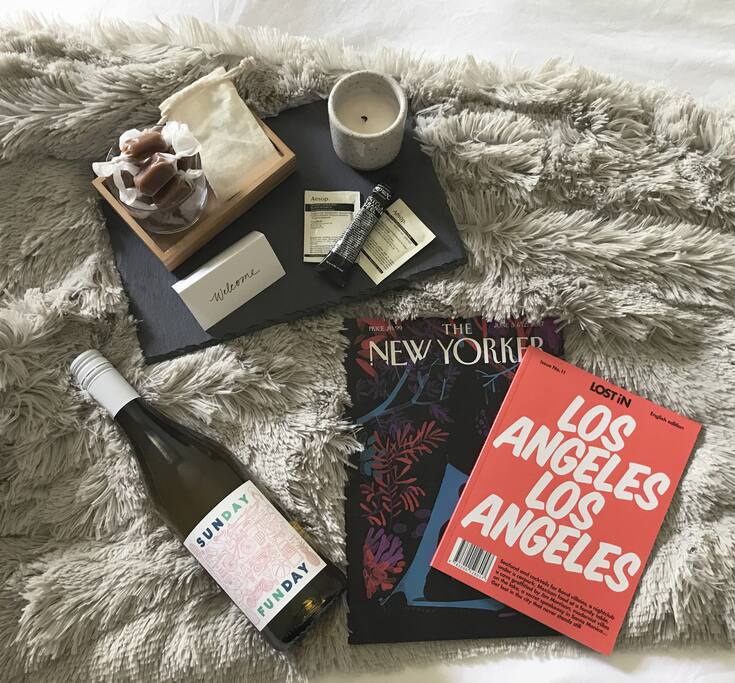 Special treats for your arrival.