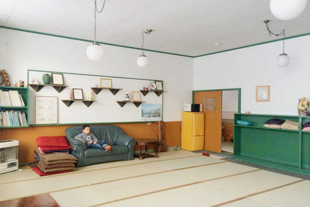 This is a room with tatami floor.