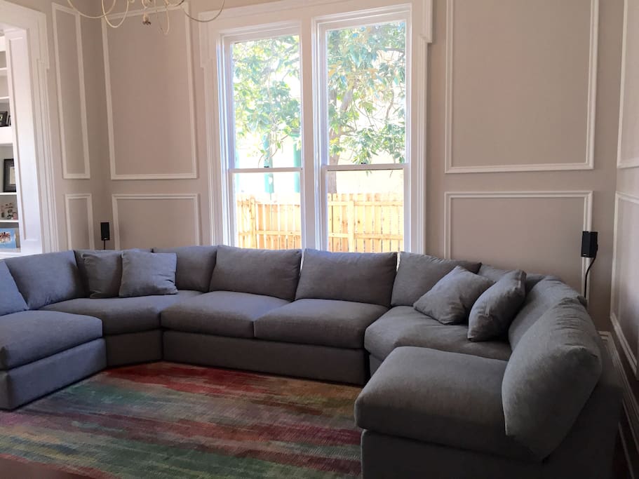 Family Room with large TV