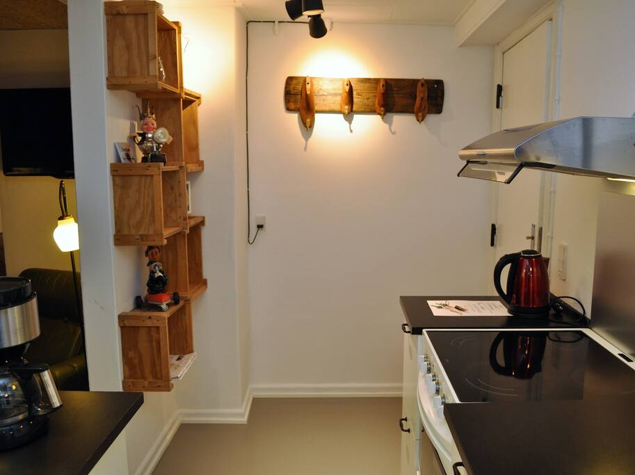 Here the clothes hanging