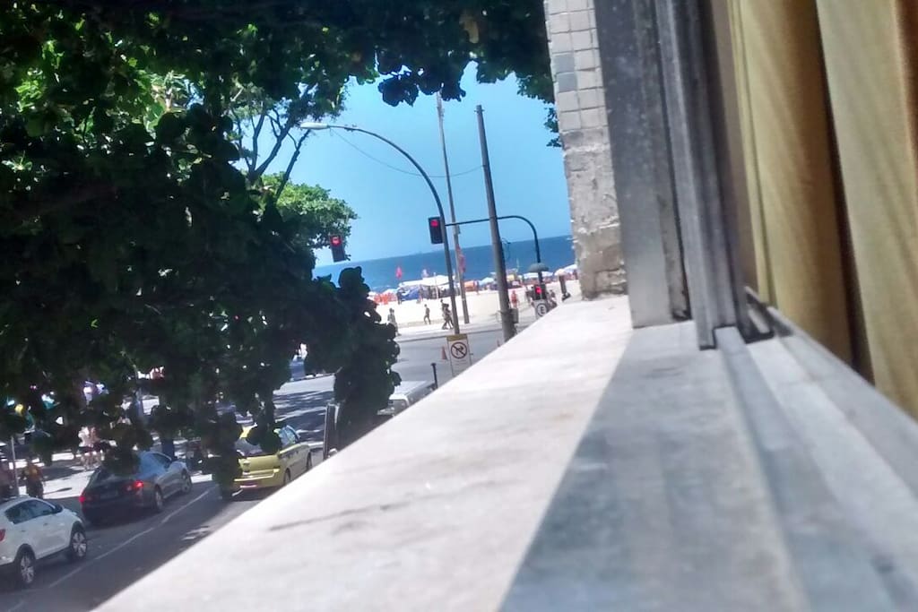 Foto tirada da janela do quarto