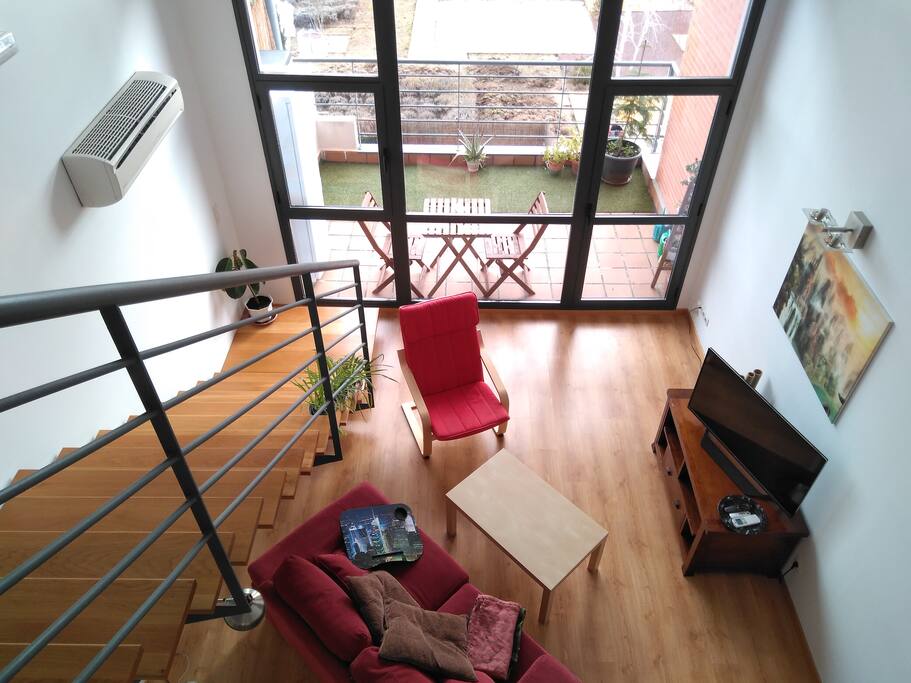 Salón. Living room.